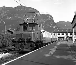 The starting point of the railway in August 1982