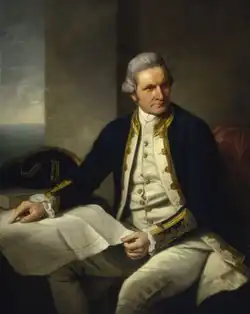 Captain James Cook's Oil Painting Portrait