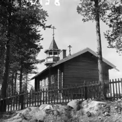 Orthodox chapel of Kuivajärvi in 1961