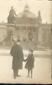 Lev Wolkenstein with son in Berlin